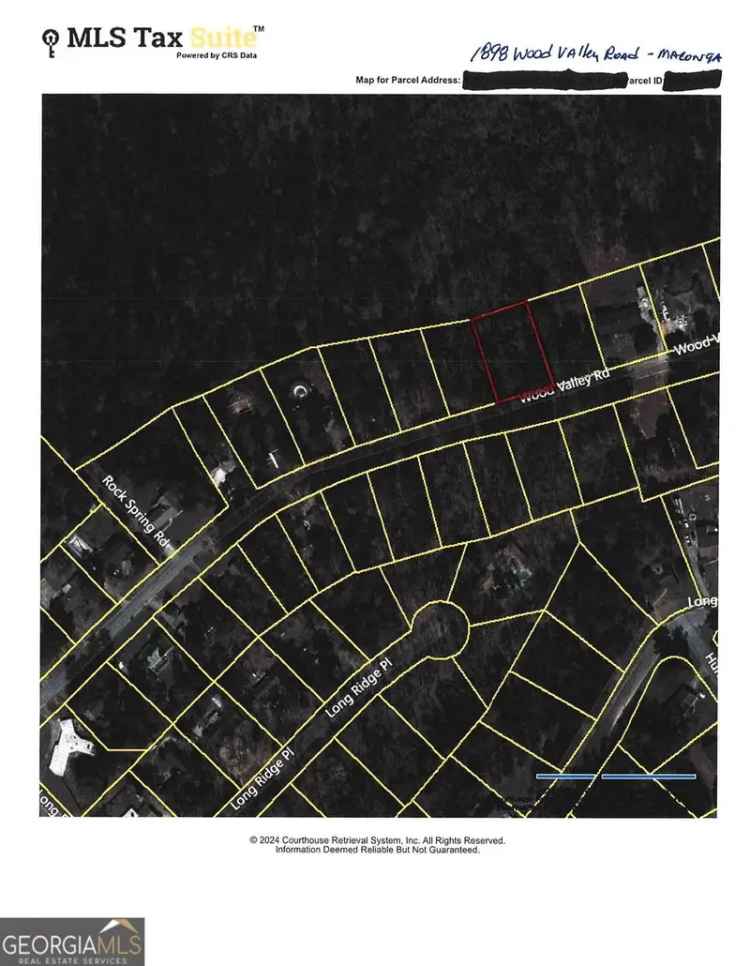 Land For Sale in 1898, Wood Valley Road, Macon, Georgia