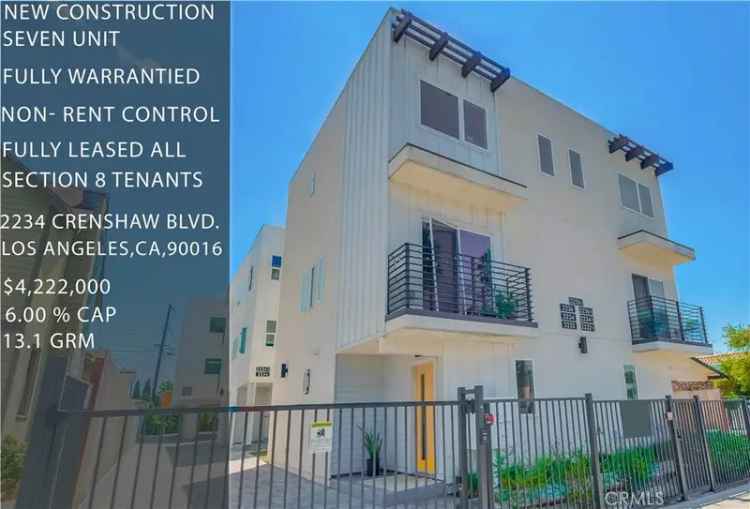 Multi-family house For Sale in 2234, Crenshaw Boulevard, Los Angeles, California