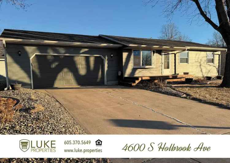 Updated 4-Bedroom House for Rent in Sioux Falls