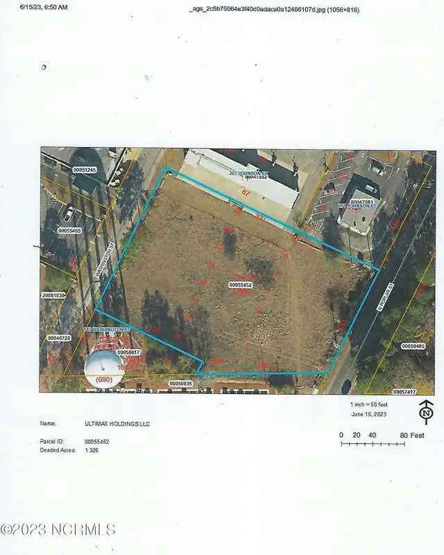 Land For Sale in Aberdeen, North Carolina