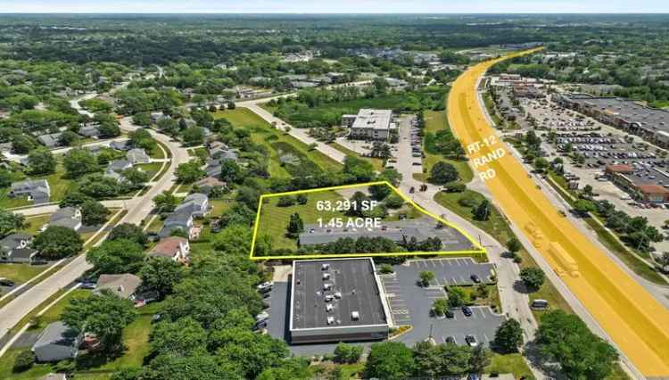 Land For Sale in 898, Rand Road, Lake Zurich, Illinois