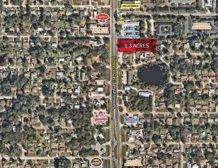 Land For Sale in 1720, Volusia Avenue, Orange City, Florida