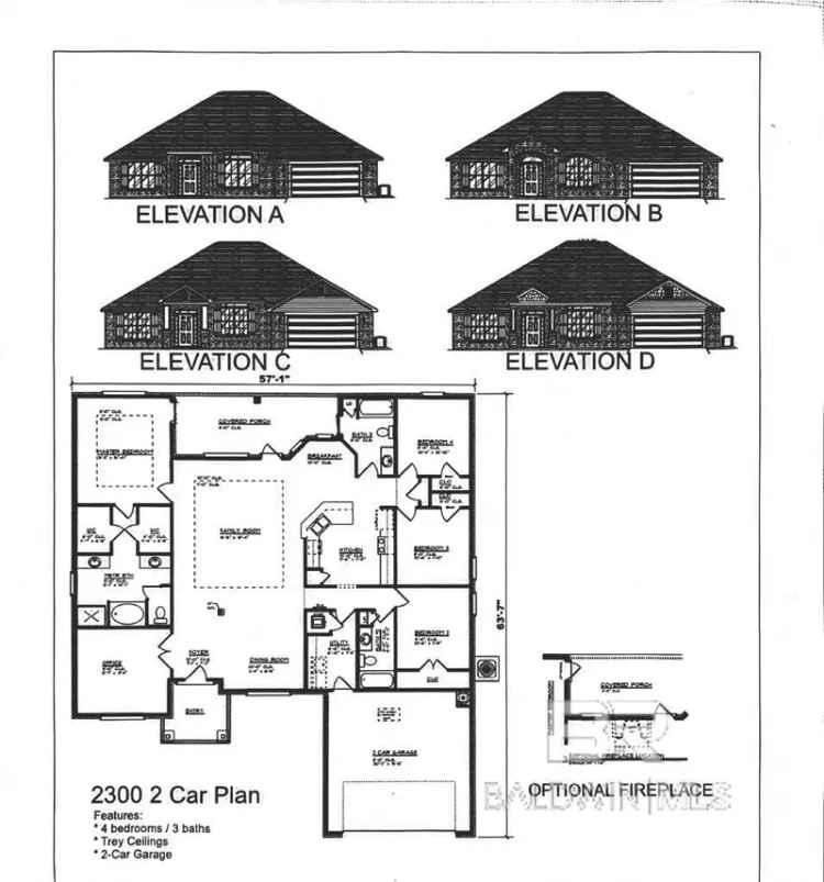 Single-family house For Sale in Elberta, Alabama