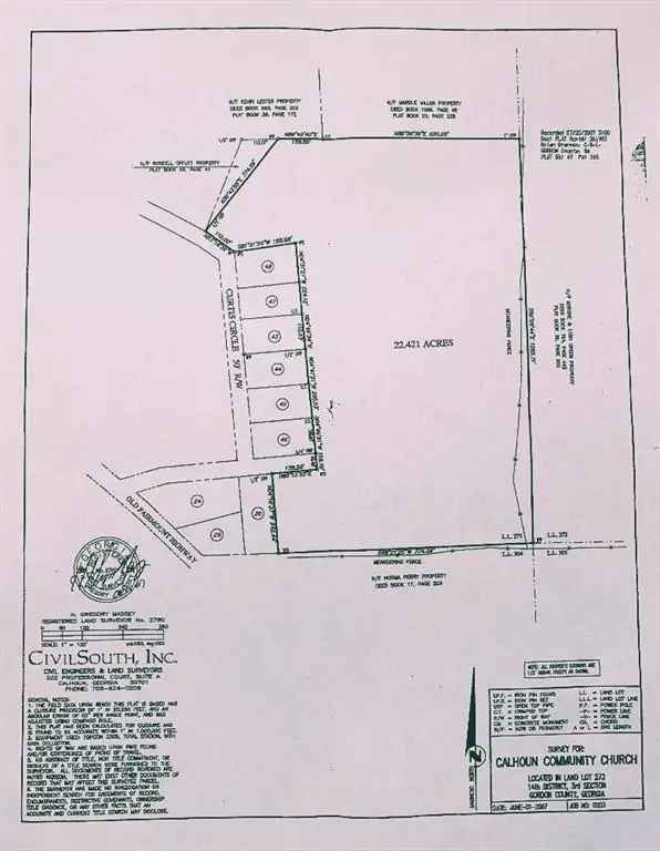 Land For Sale in Calhoun, Georgia