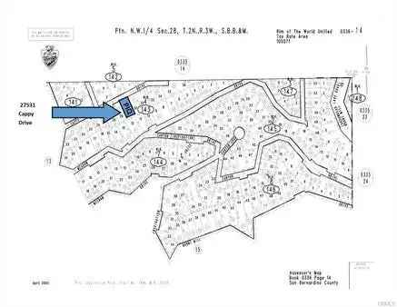 Land For Sale in Lake Arrowhead, California