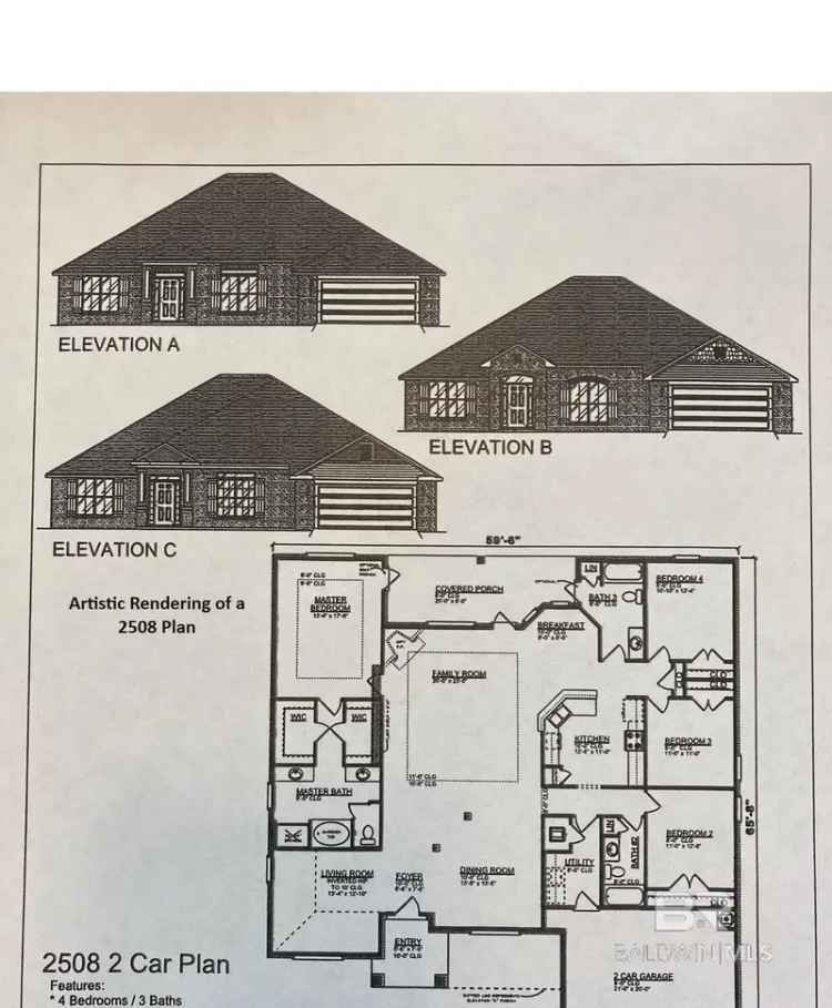 Single-family house For Sale in Elberta, Alabama