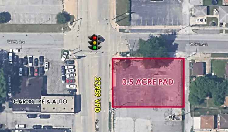 Land For Sale in 3701, Grant Street, Gary, Indiana