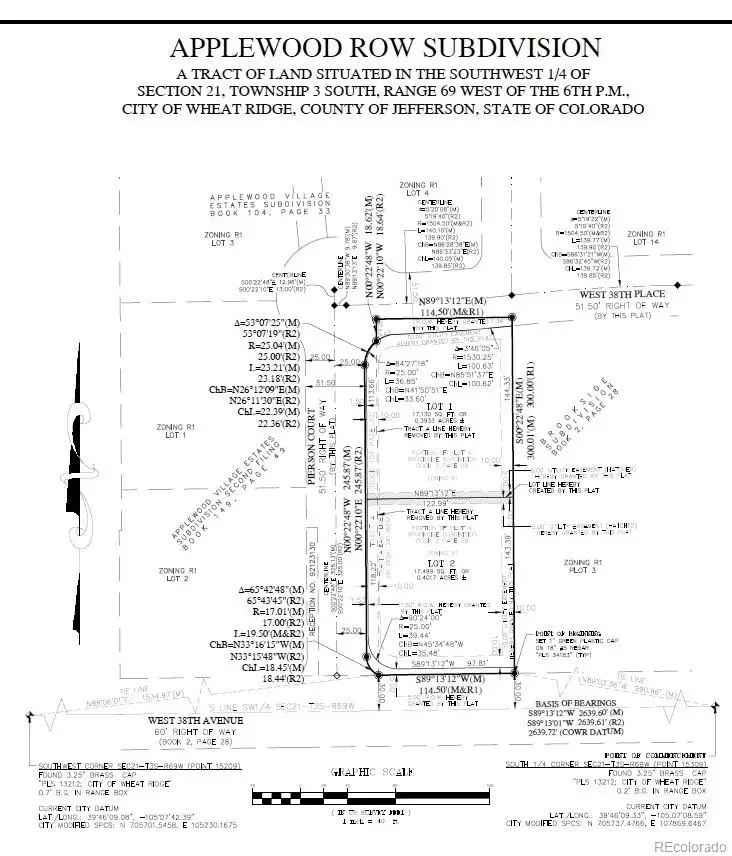 Land For Sale in 3820, Pierson Court, Wheat Ridge, Colorado