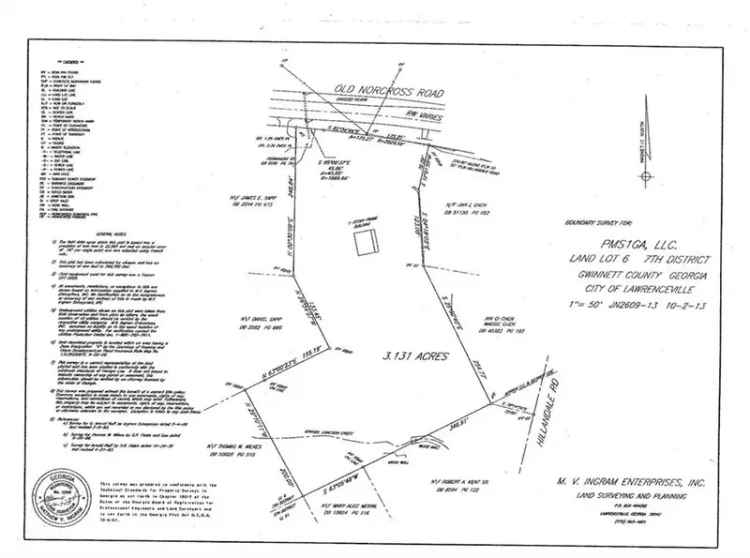 Land For Sale in 1298, Old Norcross Road, Lawrenceville, Georgia