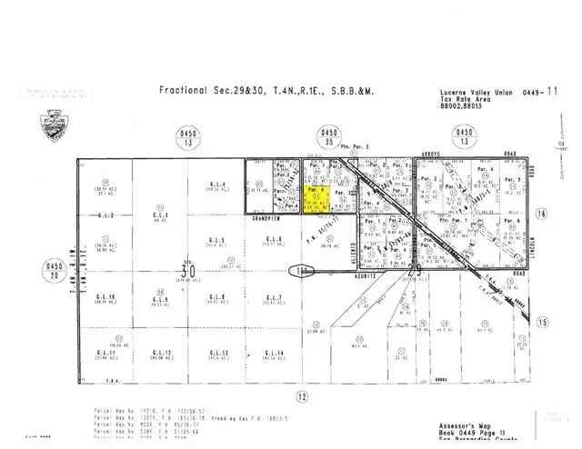 Land For Sale in Lucerne Valley, California