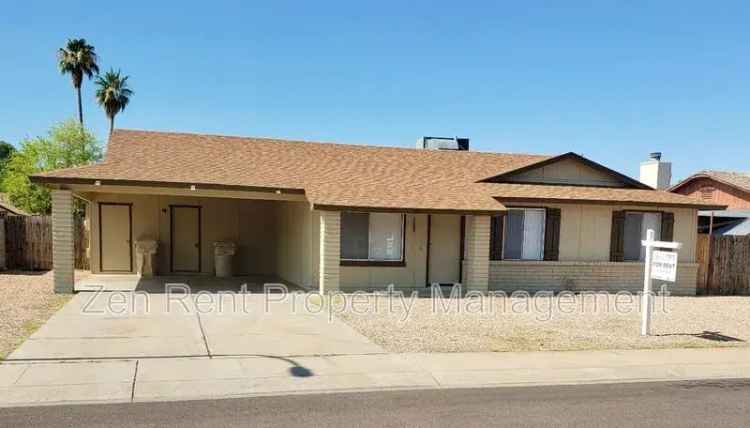 Glendale Home for Rent Near ASU West 3 Beds 2 Baths 1432 sq ft