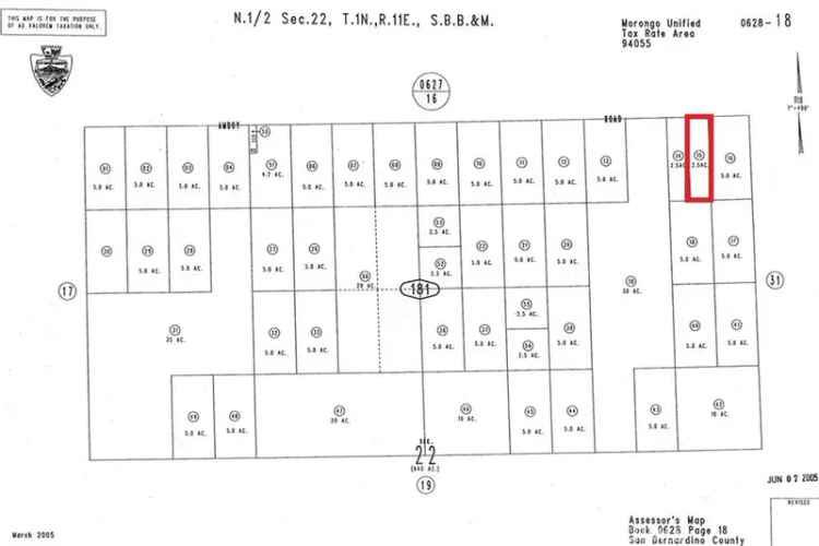 Land For Sale in Twentynine Palms, California