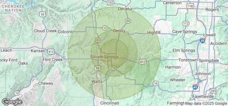 Land For Sale in 3805, Cheri Whitlock Drive, Siloam Springs, Arkansas